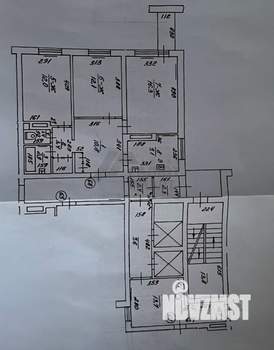 3-к квартира, вторичка, 66м2, 11/12 этаж