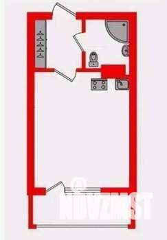 Студия квартира, вторичка, 25м2, 3/14 этаж