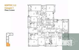 2-к квартира, вторичка, 55м2, 2/9 этаж