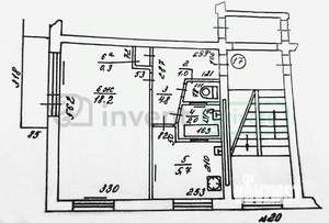 1-к квартира, вторичка, 32м2, 5/6 этаж