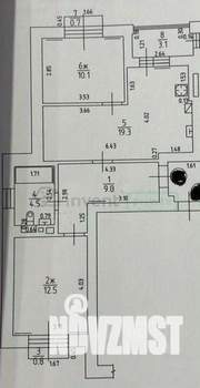 2-к квартира, вторичка, 59м2, 9/9 этаж