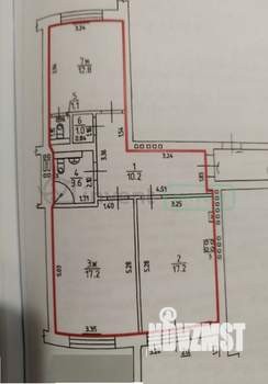 2-к квартира, вторичка, 65м2, 4/12 этаж