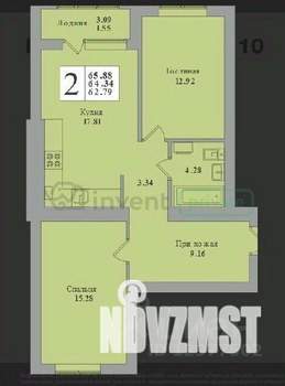 1-к квартира, вторичка, 64м2, 1/8 этаж
