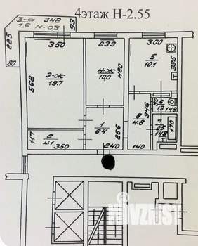 2-к квартира, вторичка, 59м2, 4/12 этаж