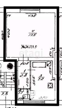1-к квартира, вторичка, 29м2, 1/3 этаж