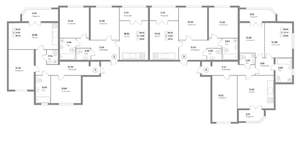 2-к квартира, сданный дом, 69м2, 1/4 этаж