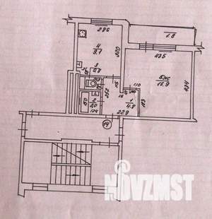 1-к квартира, вторичка, 35м2, 4/5 этаж