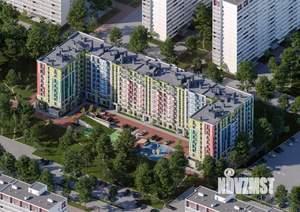 1-к квартира, строящийся дом, 41м2, 7/9 этаж