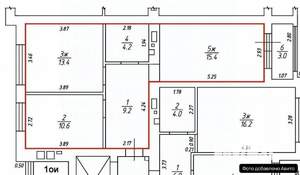 2-к квартира, вторичка, 56м2, 5/8 этаж