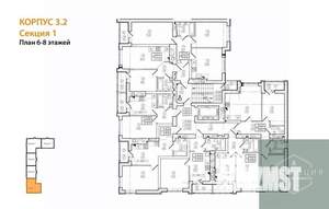 1-к квартира, вторичка, 31м2, 7/9 этаж