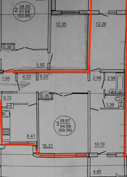 3-к квартира, вторичка, 65м2, 4/10 этаж
