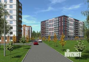 2-к квартира, строящийся дом, 66м2, 7/9 этаж