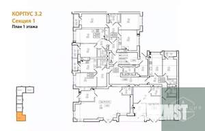 1-к квартира, вторичка, 34м2, 1/9 этаж