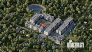 1-к квартира, строящийся дом, 36м2, 3/4 этаж