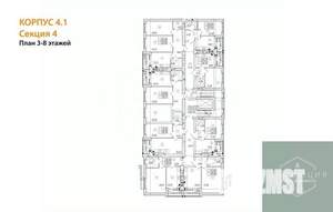 2-к квартира, вторичка, 54м2, 5/9 этаж