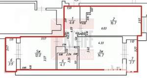 2-к квартира, вторичка, 54м2, 15/16 этаж