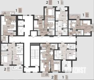 2-к квартира, вторичка, 41м2, 12/14 этаж