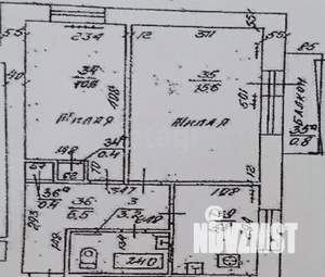 2-к квартира, вторичка, 43м2, 2/9 этаж