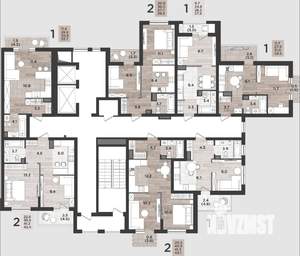 2-к квартира, вторичка, 41м2, 14/14 этаж