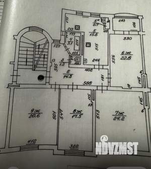 4-к квартира, вторичка, 120м2, 4/4 этаж