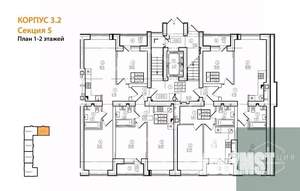 2-к квартира, вторичка, 55м2, 1/9 этаж