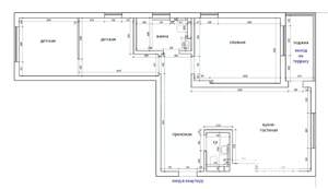 2-к квартира, вторичка, 73м2, 2/7 этаж