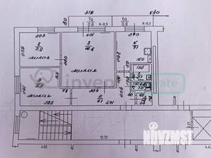 3-к квартира, вторичка, 53м2, 9/9 этаж