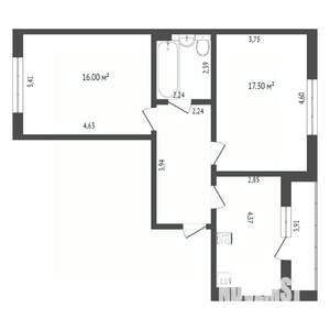 2-к квартира, вторичка, 61м2, 5/5 этаж
