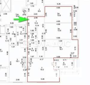 3-к квартира, сданный дом, 85м2, 6/6 этаж