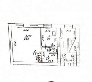1-к квартира, вторичка, 31м2, 2/2 этаж