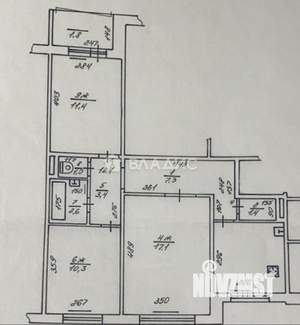 3-к квартира, вторичка, 63м2, 1/9 этаж