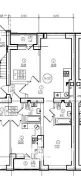 2-к квартира, вторичка, 56м2, -1/10 этаж