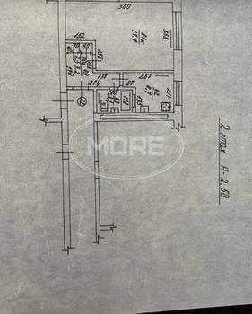 1-к квартира, вторичка, 28м2, 2/5 этаж