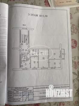 4-к квартира, вторичка, 62м2, 3/5 этаж