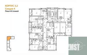 1-к квартира, вторичка, 32м2, 7/9 этаж