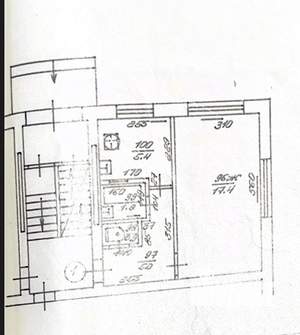1-к квартира, вторичка, 31м2, 1/5 этаж