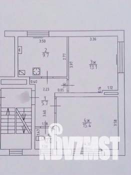 2-к квартира, вторичка, 46м2, 3/3 этаж