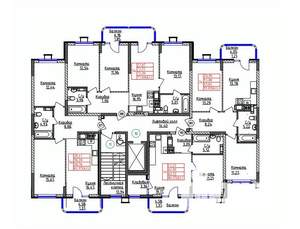 2-к квартира, строящийся дом, 60м2, 3/9 этаж