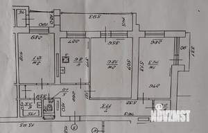 3-к квартира, вторичка, 76м2, 2/10 этаж