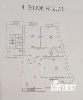 2-к квартира, вторичка, 84м2, 4/5 этаж