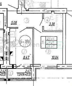 1-к квартира, вторичка, 30м2, 3/10 этаж