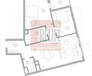 2-к квартира, вторичка, 82м2, 2/8 этаж