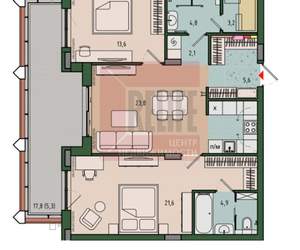 2-к квартира, вторичка, 85м2, 7/13 этаж