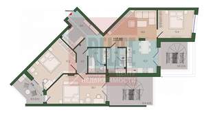 4-к квартира, вторичка, 117м2, 10/14 этаж