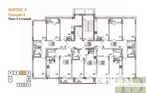 1-к квартира, вторичка, 39м2, 5/9 этаж