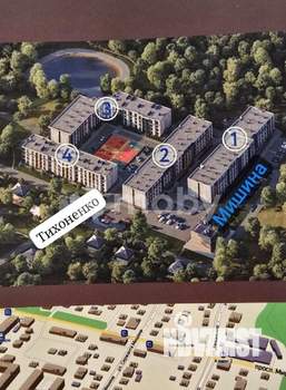 1-к квартира, вторичка, 34м2, 1/4 этаж