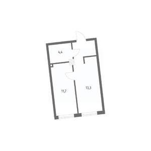 1-к квартира, вторичка, 34м2, 2/8 этаж