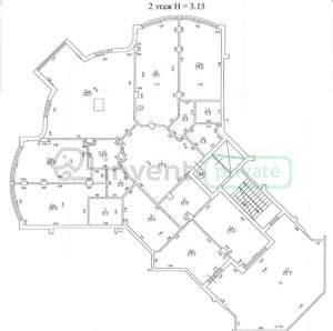 6-к квартира, вторичка, 375м2, 2/13 этаж