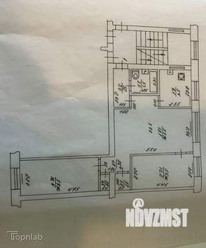 3-к квартира, вторичка, 54м2, 2/5 этаж