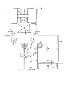1-к квартира, вторичка, 40м2, 3/9 этаж